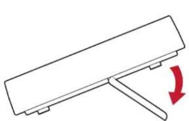 VIEWSONIC M2e - Réglage de la hauteur du projecteur et de l'angle de projection - 2