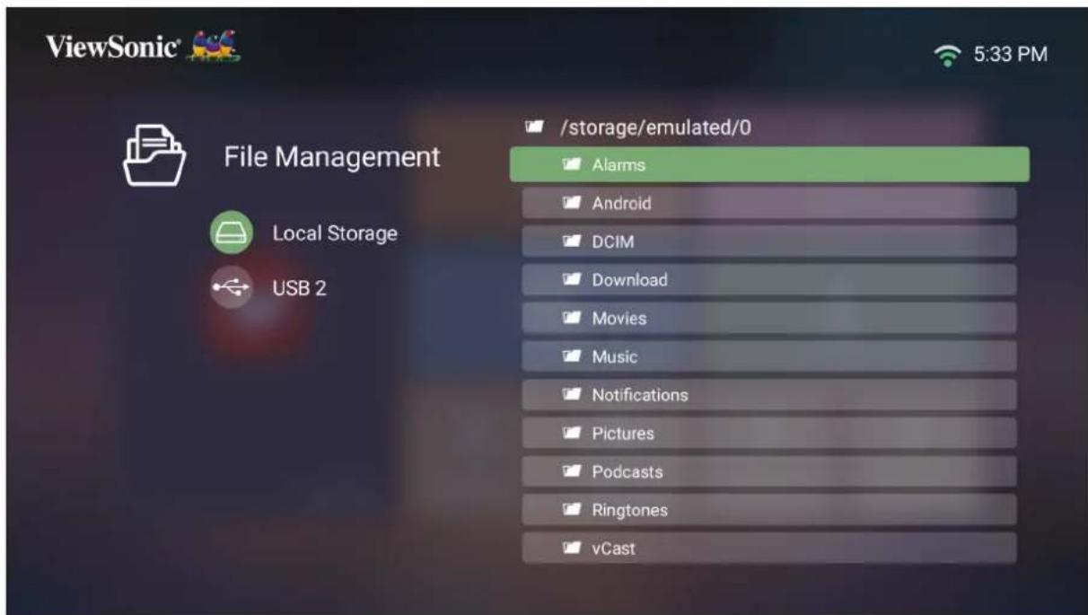 VIEWSONIC M2e - File Management (Gestion de fichiers) - 2