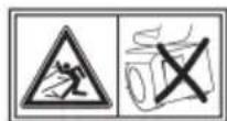 STIGA Tornado 2108 HW - SAFETY SIGNS - 3