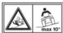 STIGA Tornado 2108 HW - SAFETY SIGNS - 6