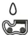 STIGA SP 316 - TOPPING UP THE CHAIN OIL TANK - 1