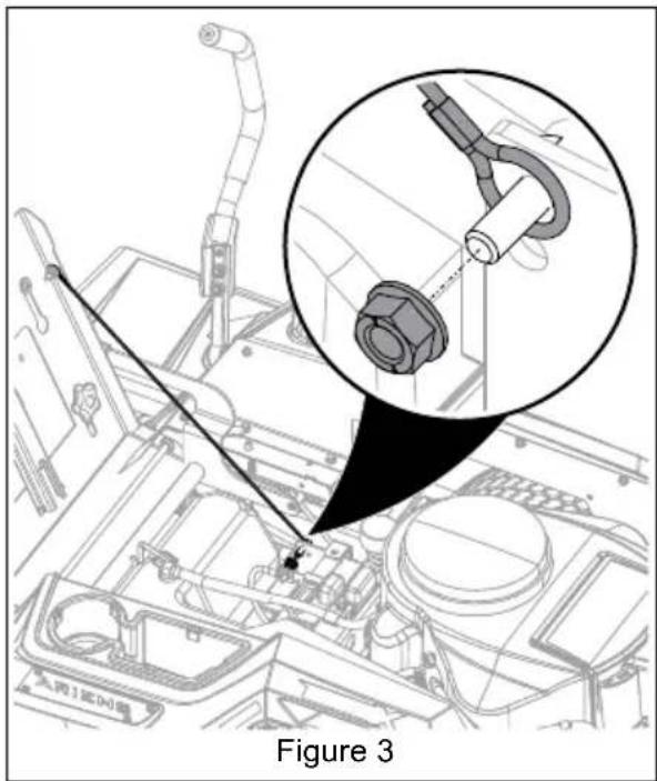 STIGA ZT 5132 T - Fixation du cable de siège - 2