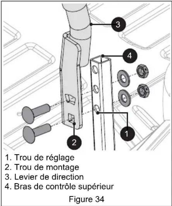 STIGA ZT 5132 T - Réglage de la hauteur du levier de direction - 1