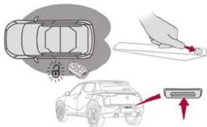 DS 3 Crossback (2020) - Déverrouillage du vehicule - 1