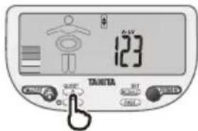 TANITA InnerScan V BC602 - Aktivitätsnummer einstellen - 1