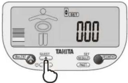 TANITA InnerScan V BC602 - Entrez l'année - 1