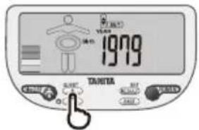 TANITA InnerScan V BC602 - Configure su Fecha de nacimiento (año/mes/día). - 1