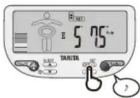 TANITA InnerScan V BC602 - Specify the Activity Level - 6