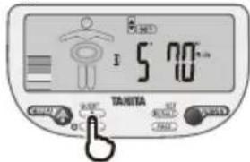 TANITA InnerScan V BC602 - Körpergroße einstellen - 1