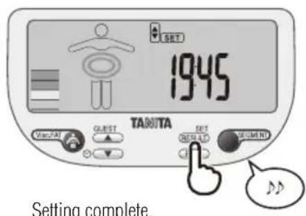 TANITA InnerScan V BC602 - Set Minute - 6