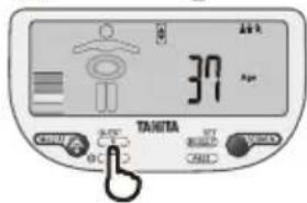 TANITA InnerScan V BC602 - Weiblich oder Mannlich auswahlen - 1