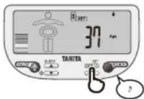 TANITA InnerScan V BC602 - Specify the Activity Level - 5