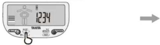 TANITA InnerScan V BC602 - Selezionare un numero personale - 1