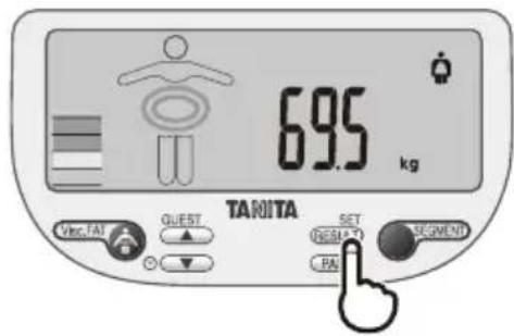TANITA InnerScan V BC602 - Werte abiesen - 1
