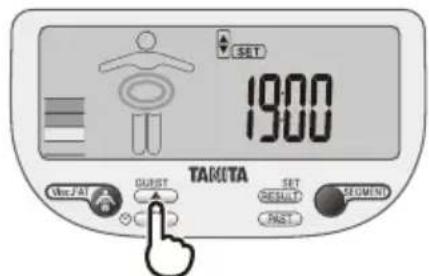 TANITA InnerScan V BC602 - Stunde einstellen - 1