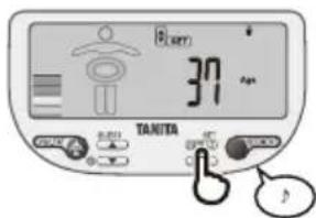 TANITA InnerScan V BC602 - Aktivitätsnummer einstellen - 5