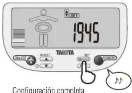 TANITA InnerScan V BC602 - Configurar los Minutes - 11