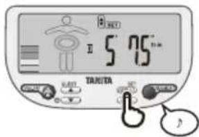 TANITA InnerScan V BC602 - Entrez la taille - 3