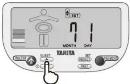 TANITA InnerScan V BC602 - Dag stellen - 1