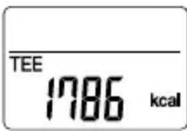 TEE 1786 kcal
