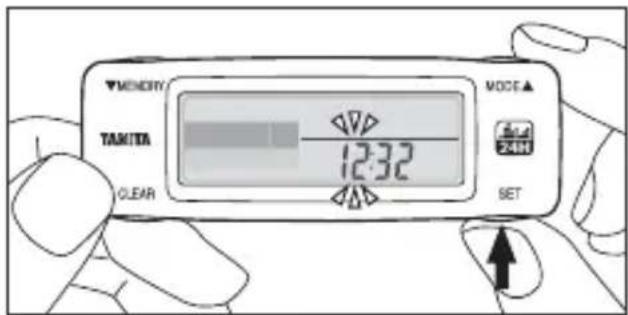 TANITA AM120E - Reimpostazione del sistema - 1