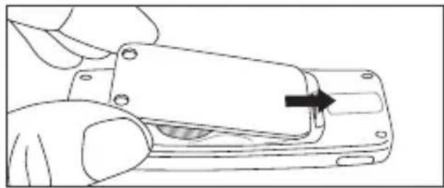 TANITA AM120E - Inserimento/sostituzione batterie - 3