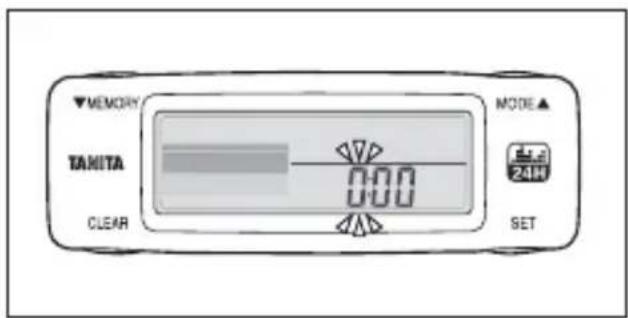 TANITA AM120E - Setting the Time - 1