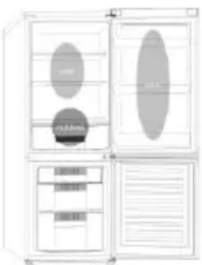 HOOVER HMNB 6182X5WDKN - Where to store your foods in the fridge - 1