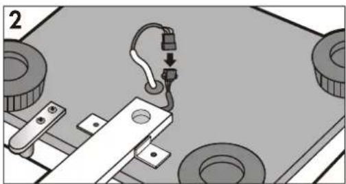 TANITA WB150MA - Fixez la colonne au plateau avant de l'utiliser. - 1