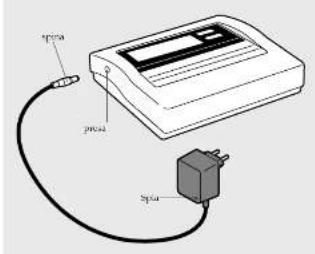 TANITA BWB800MA - ① Quando si usa l'adattatore CA - 1