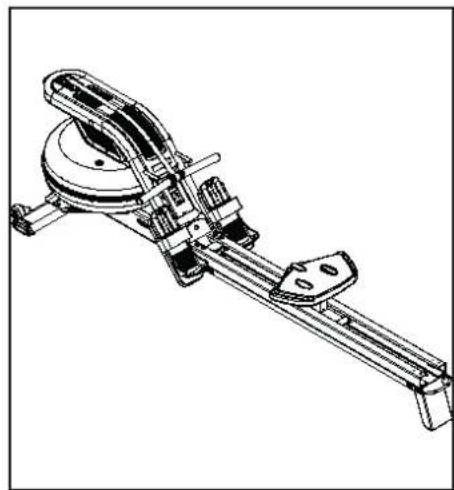 TUNTURI Endurance R85W - R-85W Rower dual rail - 24
