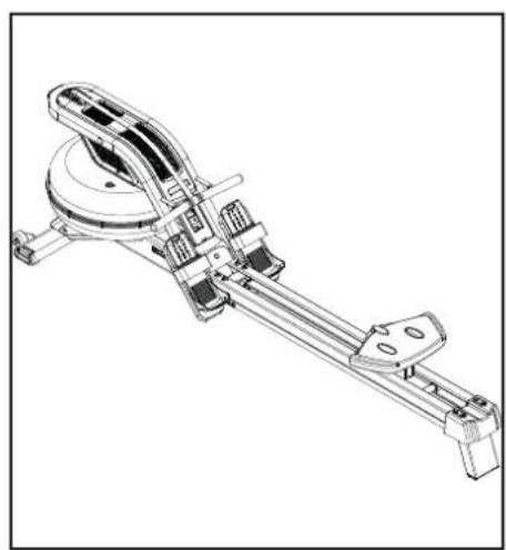 TUNTURI Endurance R85W - R-85W Rower dual rail - 30