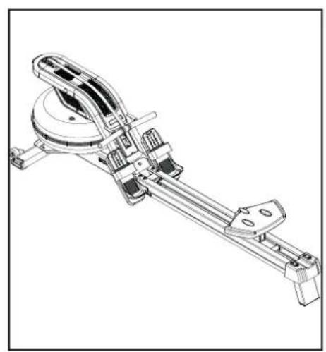 TUNTURI Endurance R85W - R-85W Rower dual rail - 27