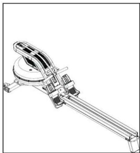 TUNTURI Endurance R85W - R-85W Rower dual rail - 21
