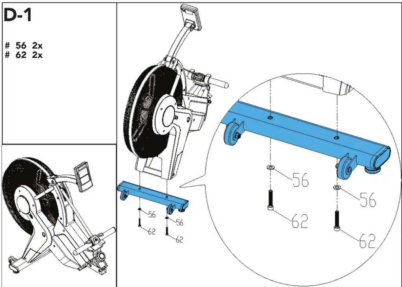 TUNTURI Platinum Rower PRO - 8