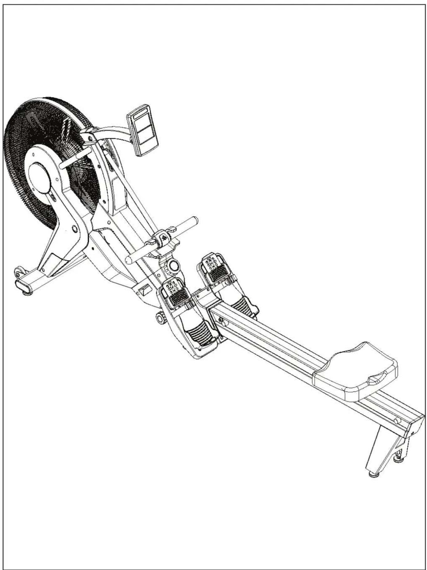 TUNTURI Platinum Rower PRO - Attention, Achtung, Attention, Attentie, Atencion, Giv akt, Huomio - 1