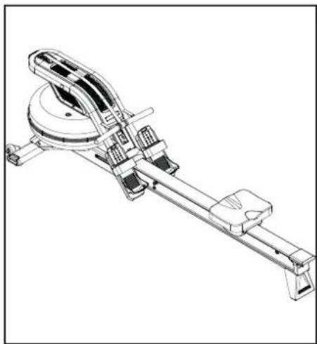 TUNTURI Endurance R80W - R-80 W Rower Single rail - 18