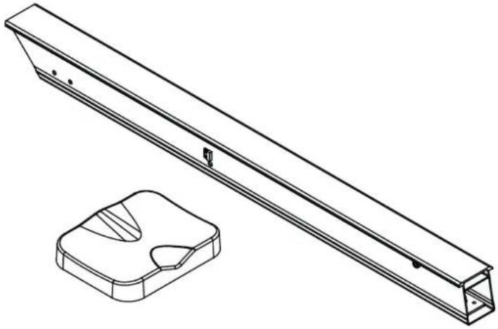 TUNTURI Endurance R80W - R-80 W Rower Single rail - 7