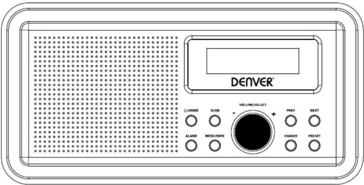 DENVER DAB30 - DAB+ FM RADIO - 1