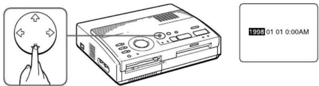 SONY FVP1 - 時計を合わせる - 3