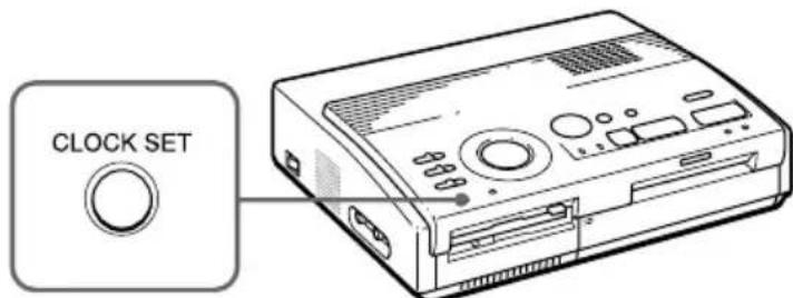 SONY FVP1 - Réglage de l'horloge - 2