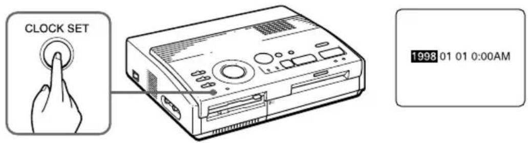 SONY FVP1 - 時計を合わせる - 2
