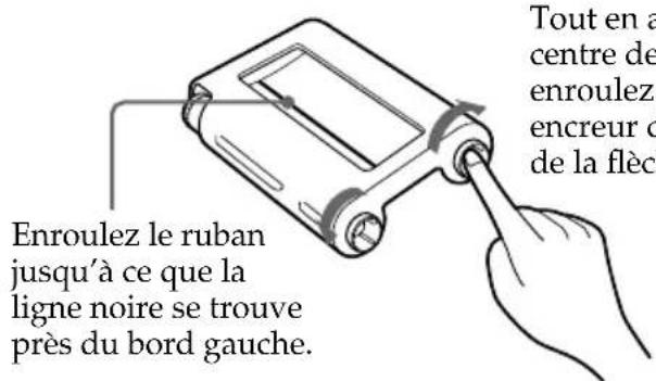 SONY FVP1 - Pour charger une cassette à ruban encreur partiellement employée - 1