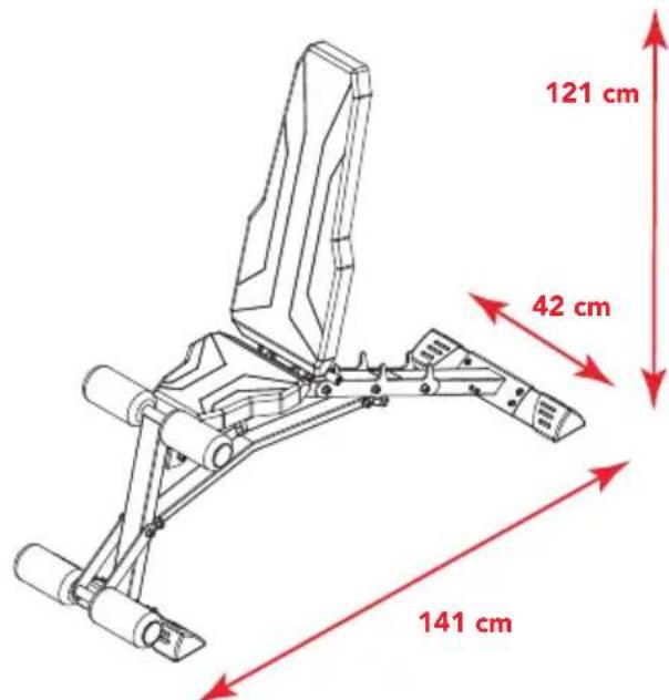 TUNTURI Utility Bench UB80 - (Fig. W#1) - 1