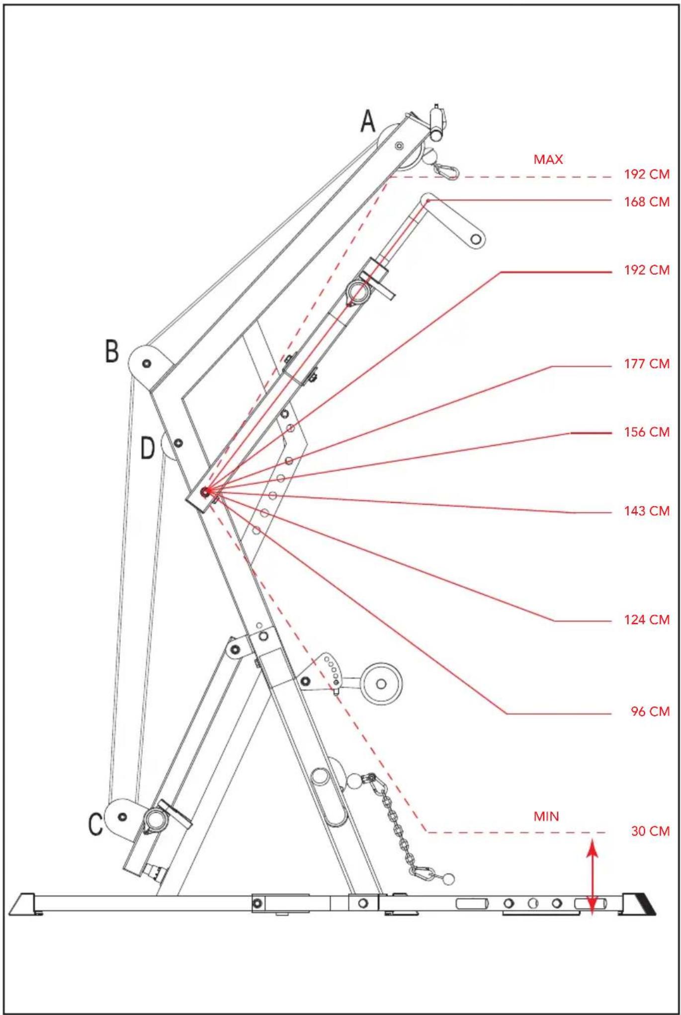 TUNTURI Leverage Pulley Gym WT85 - 2 - 15
