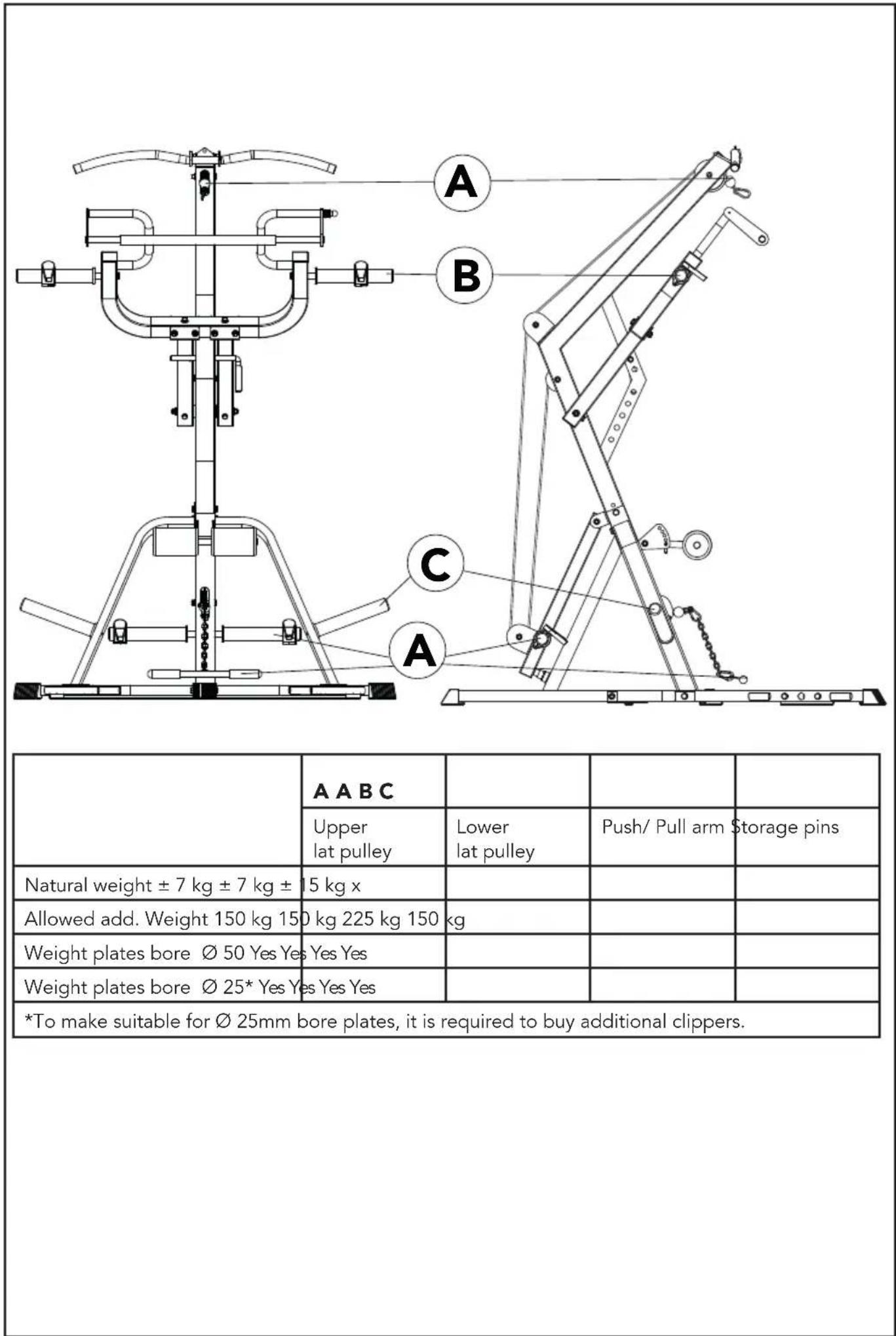 TUNTURI Leverage Pulley Gym WT85 - 2 - 13