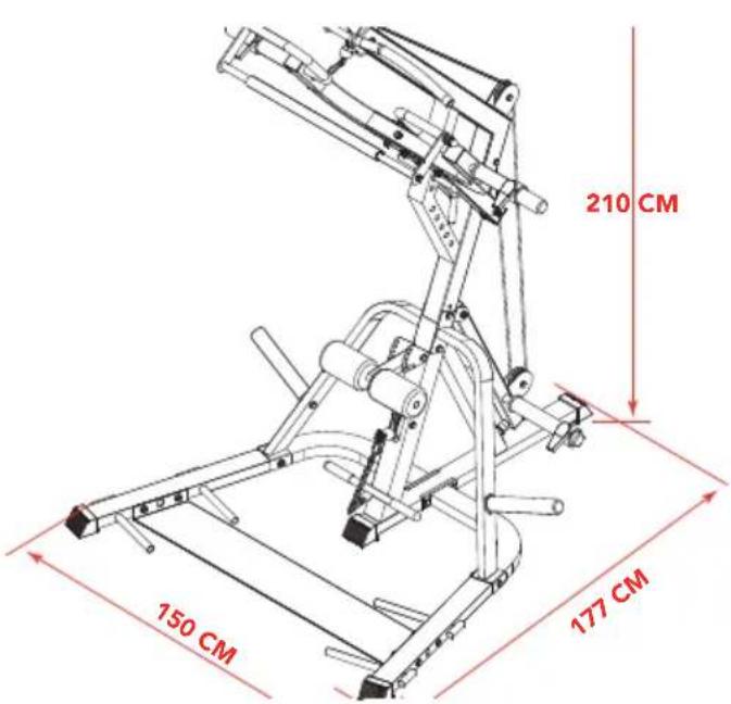 TUNTURI Leverage Pulley Gym WT85 - Capacità peso e dimensioni - 1