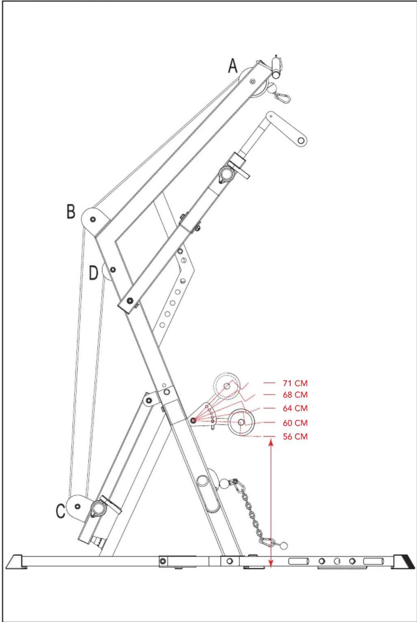 TUNTURI Leverage Pulley Gym WT85 - 2 - 14