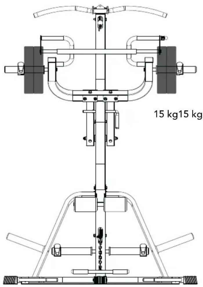 TUNTURI Leverage Pulley Gym WT85 - 2 - 11