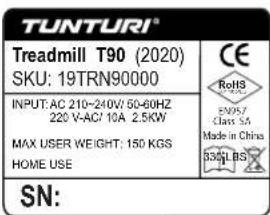 TUNTURI Endurance T90 - T90 Treadmill Endurance - 3